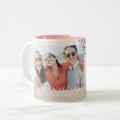 Tasse 2 Couleurs Coeurs rayonnants Besties Photo (Devant gauche)