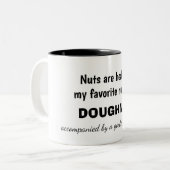 Tasse 2 Couleurs Coffe and Doughnut Humor (Devant gauche)