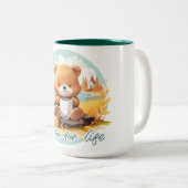 Tasse 2 Couleurs Coffee for life (Devant droit)