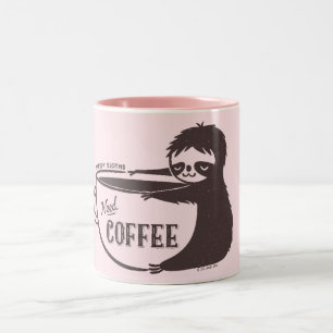 Tasse 2 Couleurs Coffee Sloth
