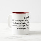 Tasse 2 Couleurs Coffee time (Devant gauche)