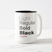 Tasse 2 Couleurs coffeeprogressionhelvetica (Devant droit)