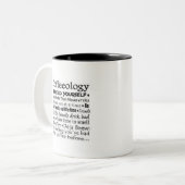 Tasse 2 Couleurs Cofféiologie (Devant gauche)