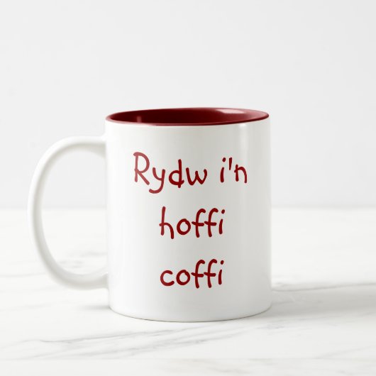 Tasse 2 Couleurs Coffi de hoffi d'i'n de Rydw (Gauche)