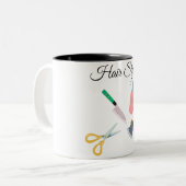 Tasse 2 Couleurs Coiffeur (Devant gauche)