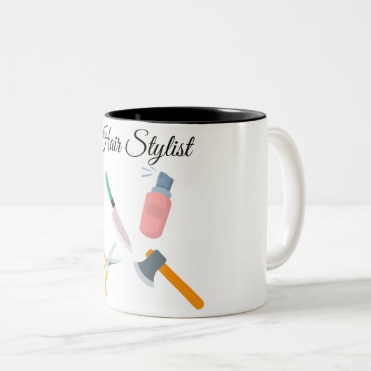 Tasse 2 Couleurs Coiffeuse (Devant droit)