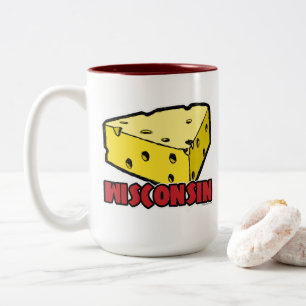 Tasse 2 Couleurs Coin de fromage du Wisconsin