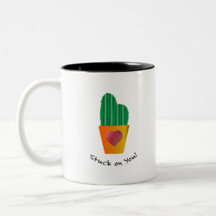 Tasse 2 Couleurs Coincé sur toi