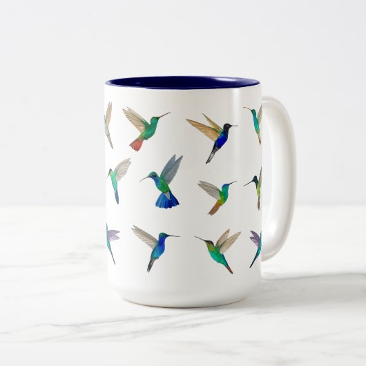 Tasse 2 Couleurs Colibri (Devant droit)