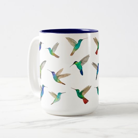 Tasse 2 Couleurs Colibri (Devant gauche)