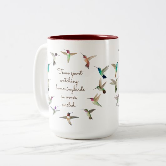 Tasse 2 Couleurs Colibri (Devant gauche)