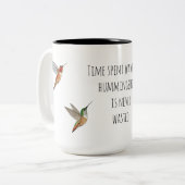Tasse 2 Couleurs Colibri (Devant gauche)