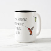 Tasse 2 Couleurs Colibri (Devant droit)