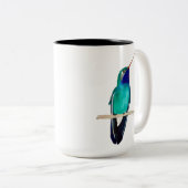 Tasse 2 Couleurs Colibri à bec large (Devant droit)