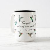 Tasse 2 Couleurs Colibri d'Amérique du Nord (Devant gauche)