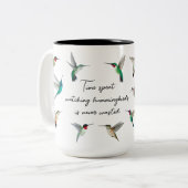 Tasse 2 Couleurs Colibri d'Amérique du Nord (Devant gauche)