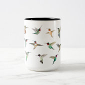 Tasse 2 Couleurs Colibri d'Amérique du Nord (Centre)