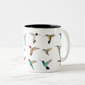 Tasse 2 Couleurs Colibri d'Amérique du Nord (Devant droit)