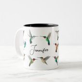 Tasse 2 Couleurs Colibri d'Amérique du Nord (Devant gauche)