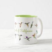 Tasse 2 Couleurs Colibri de Californie (Devant droit)
