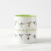 Tasse 2 Couleurs Colibri de Californie (Centre)