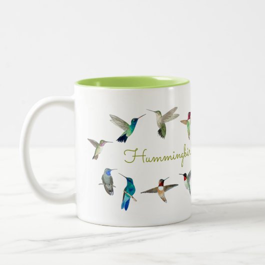 Tasse 2 Couleurs Colibri de Californie (Gauche)