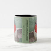 Tasse 2 Couleurs Colibri de Rubythroat (Centre)