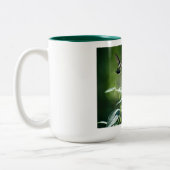 Tasse 2 Couleurs Colibri et papillon (Gauche)