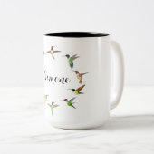 Tasse 2 Couleurs Colibri nord-américain (Devant droit)