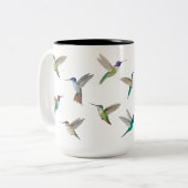 Tasse 2 Couleurs Colibri nord-américain (Devant gauche)