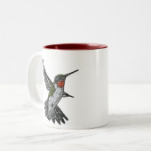 Tasse 2 Couleurs Colibri Ruby Throsé (Devant gauche)