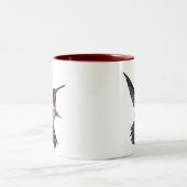 Tasse 2 Couleurs Colibri Ruby Throsé (Centre)