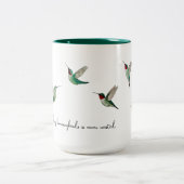 Tasse 2 Couleurs Colibris (Centre)