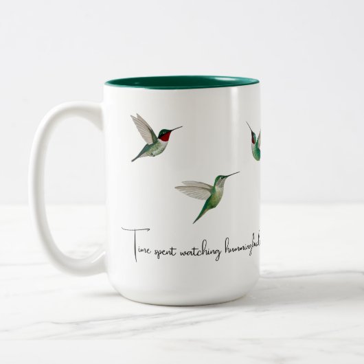 Tasse 2 Couleurs Colibris (Gauche)