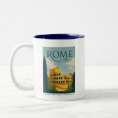 Tasse 2 Couleurs Colisée de Rome, Italie (Gauche)