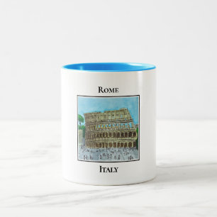Tasse 2 Couleurs Colisée, Rome Italie
