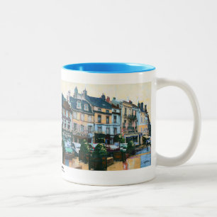 Tasse 2 Couleurs Collage : "Beaune, France"