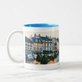 Tasse 2 Couleurs Collage : "Beaune, France" (Gauche)
