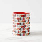 Tasse 2 Couleurs Collage d'icône de Londres (Centre)