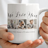 Tasse 2 Couleurs Collage photo élégant