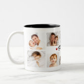 Tasse 2 Couleurs Collage photo fête des pères (Gauche)