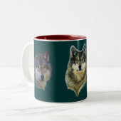 Tasse 2 Couleurs Collection Alpha Grey Wolf (Devant gauche)