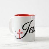 Tasse 2 Couleurs Collection de cadeaux de foi - (Devant gauche)