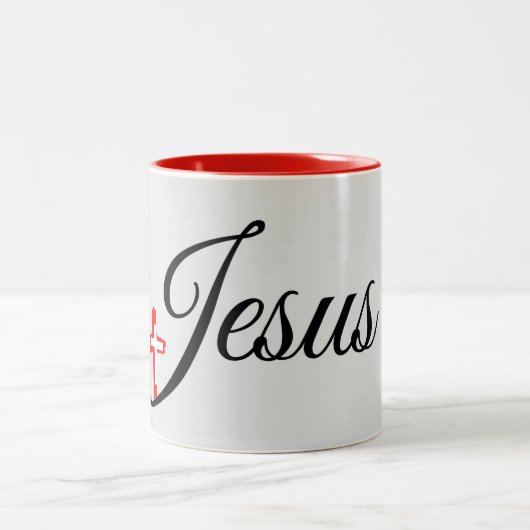 Tasse 2 Couleurs Collection de cadeaux de foi - (Centre)