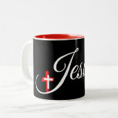 Tasse 2 Couleurs Collection de cadeaux de foi - (Devant gauche)