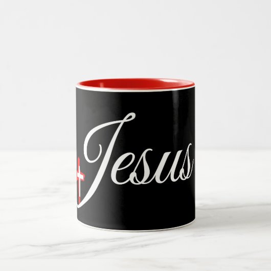 Tasse 2 Couleurs Collection de cadeaux de foi - (Centre)