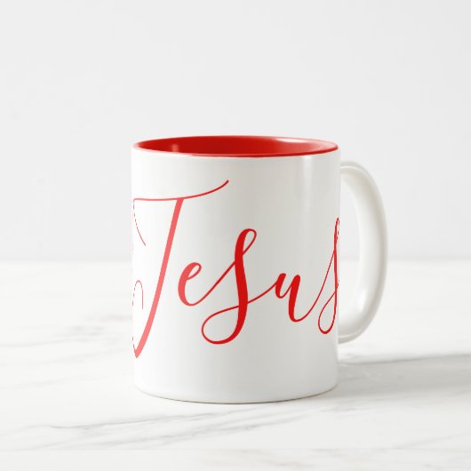 Tasse 2 Couleurs Collection de cadeaux de foi -  (Devant droit)