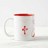 Tasse 2 Couleurs Collection de cadeaux de foi -  (Gauche)