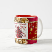Tasse 2 Couleurs Collection de Noël Suzanne Elizabeth (Devant droit)