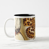 Tasse 2 Couleurs Collection de papillon (Gauche)
